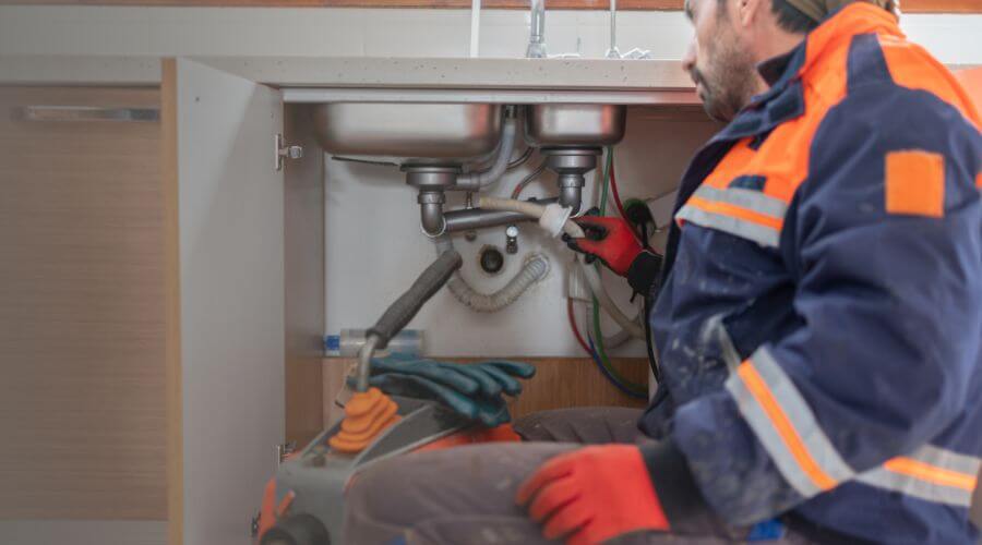 Professional slab leak plumber services in New Portland, ME